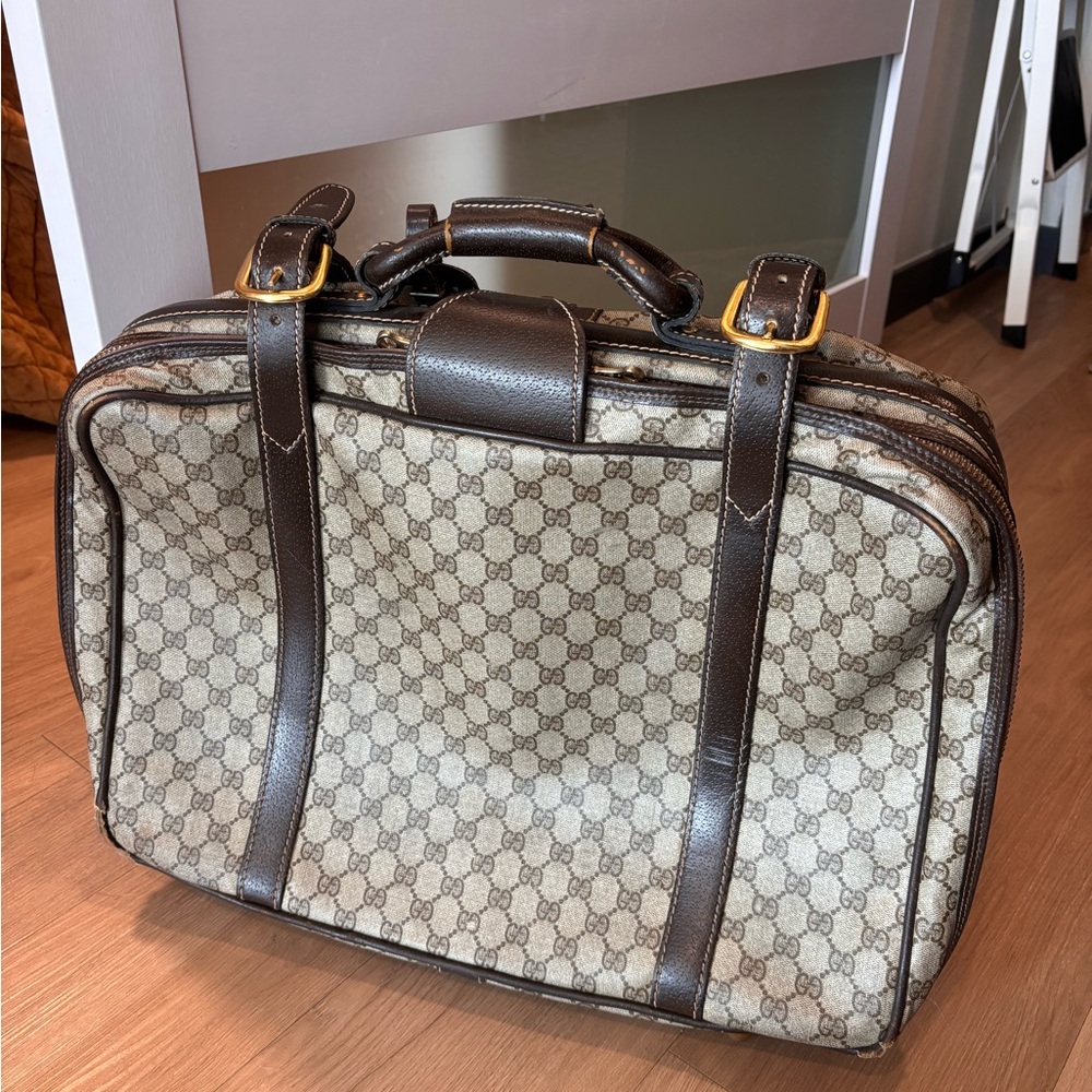 Vintage Gucci GG Supreme Suitcase
